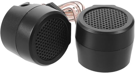 Parliky Set 2 Altoparlanti Tweeter per Auto 500w, Mini Altoparlanti a Cupola per Portiere, Componenti Stereo Auto per Impianto Audio Anteriore, Accessori per Musica Automobilistica