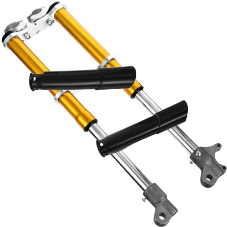 LABRIMP Ammortizzatore Anteriore per Minimoto Cross 49cc Forcella Sospensione in Acciaio Resistente All'usura, per Dirt Bike e Minibici