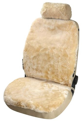 WALSER Autositzbezug Lammfell Lammfellbezug Autoschonbezug Lammfell beige 20019