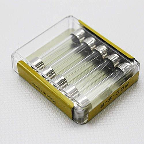 Bussmann AGC-5-R AGC Series Fuse, Fast Acting, 5 Amp, 250V, Glass Tube, 1/4 x 1-1/4, Rohs Compliant (Pack of 5)