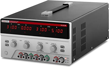 Stamos Soldering Fuente De Alimentación Doble para Laboratorio S-LS-28 (550 Watt, Fuga de Corriente: ? 1 mA W, Protección contra Sobrecalentamiento)