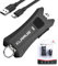 klarus Mi2 Wiederaufladbare LED-Schlüsselanhänger-Taschenlampe, USB C,40 Lumen, klein, leicht, Taschenlampe, Stromversorgung durch integrierten Akku