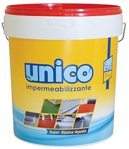 ICOBIT Unico, Super resina liquida impermeabilizzante, Rosso, 1 kg
