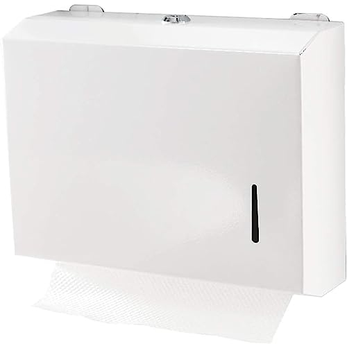 Papierhandtuchspender mit Schloss, Edelstahl-Toilettenpapierspender, stanzfreier Papierhandtuchhalter, Papierhandtuchhalter
