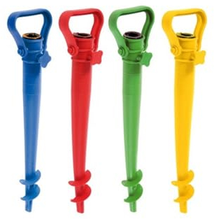 BIANCHERIAWEB Trivella Picchetto per Ombrellone Spiaggia Sicurezza Ancoraggio Sabbia Giarre