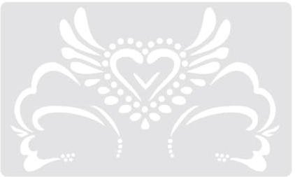 16 Stück Gesichtsbemalung Hohlschablonen für Bühnenaufführung, Make-up, perfekt für Ball- und Kostümveranstaltungen