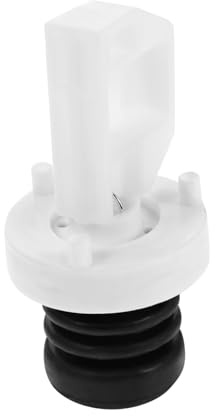 NULYLU Abs Washing Machine Leak Prevention, Drain Pump Filter Cover Plug Replacement Part, Easy Installation, Drainage Pump Outlet, Drum Washer Accessory | Drum Washer Accessory, Leak Prevention Filter Net, Easy-fit Outlet Seal for Broad Compatibility