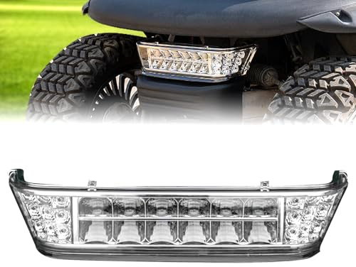 NOKINS Golf Cart LED Headlight Bar for Club Car Precedent 2004-UP Electric Gas Golf Cart, 12V Front Head Light Bar, Replaces OEM 102524801,1025248-01