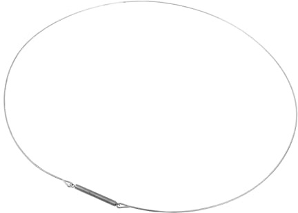TOGEVAL Pince à Ressort Argenté en Acier Inoxydable Pièce de Rechange Stable et Précise, Ressort de Soufflet de Porte Diamètre 34cm pour Machine à Laver