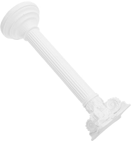 MOBUTOFU Resin Roman Pillar Statue Decorative Roman Column Figurine for Wedding Photo Props and Home Decor for Indoor Desktop or Garden Display