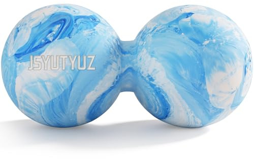 JSYUTYUZ Peanut Lcarosse Ball for Myofascial Release, SGS Certification, Massage Deep Tissue for Shoulder and Back, Trigger Point Therapy, Muscle Knots, Peanut Massage Ball for Muscle Pain.