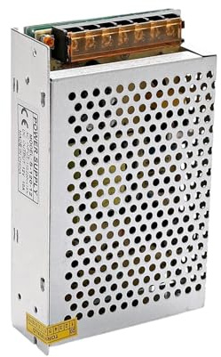 QYCWHXVDF Fuente de alimentación conmutada de 120 W, 12 V, 10 A, con Carcasa de Aluminio, Adaptador/convertidor de Voltaje