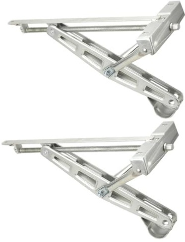 Cozyel Supporto Per Roulotte Regolabile 105-520mm, Pieghevole 90° | Acciaio Resistente, Capacità 800/1600kg, Ideale Come Supporto Per Il Parcheggio Del Rimorchio Per Camper E Campeggio