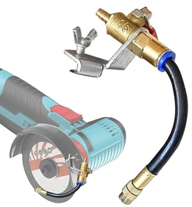 qokeeu Accessoire D'eau pour Meuleuse d'Angle,2 Modes Universel Flexible Améliore L'effet de Coupe - Arroseur d'Eau à Buse d'Arrosage,pour Travaux de Marbre Carrelage et