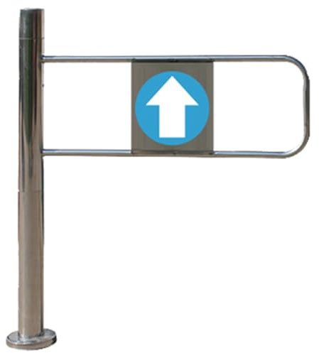 Puerta de seguridad automática de acero inoxidable para supermercados, entrada unidireccional, puerta de acceso peatonal, dispositivo de salida de cierre automático para edificios gubernamentales