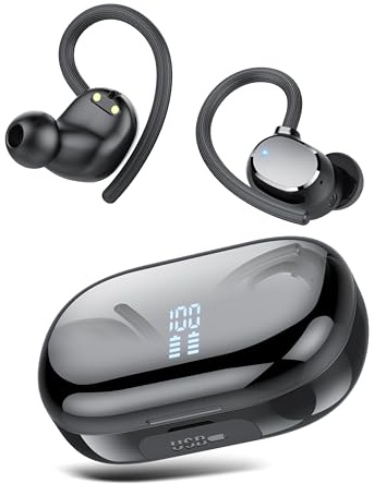 Kopfhörer Kabellos Bluetooth, In Ear Kopfhörer Bluetooth 5.4 mit 4 ENC Noise Cancelling Mic, 2026 Neue Kopfhörer Kabellos LED Anzeige, 128Std Earbuds, HiFi Stereo IP7 Wasserdicht Ohrhörer für Sport