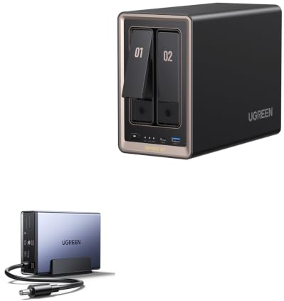 UGREEN NASync DXP2800GT NAS a 2 alloggiamenti con con 72W DC UPS
