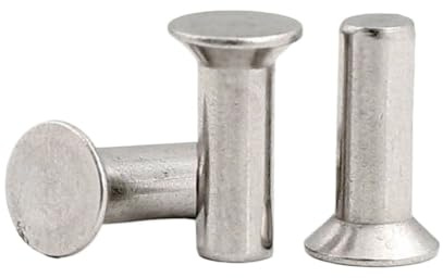 5/100 Uds M2 .5 M3 M4 M5 M6 M8 GB869 punzón de cabeza avellanada plana aluminio sólido remache señalización golpe autoenchufable