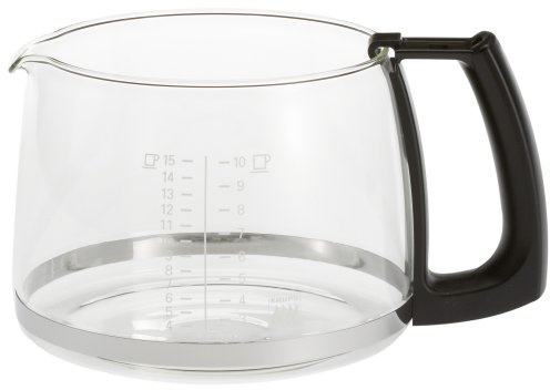 Lagostina Krups F 586 42 Glaskrug zu CaféPresso Crematic (für Kaffee) Espresso-/Kaffeemaschinenzubehör schwarz