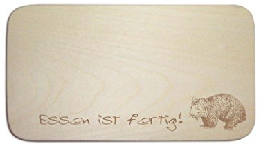 'Sticky Jam Breakfast Board ' Wombat 01 with Persons Engraving/Breakfast Board Breakfast Plate