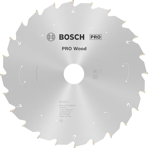 Bosch Professional 2608837721 Blade Standard (24 Teeth Accessories: Cordless Circular Saw) 216 mm x 30 mm