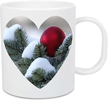 artboxONE Großer Kinderbecher Weiße Weihnachten von Wundertüte - Natur