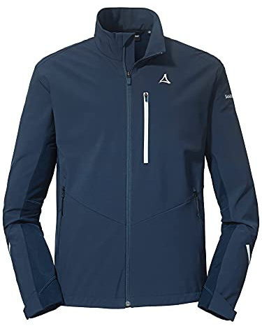 Schöffel Herren Softshell Jacket Rinnen M, wind- und wasserabweisende Winter Wanderjacke mit Body Mapping Technologie, atmungsaktive Outdoorjacke für Wintersport