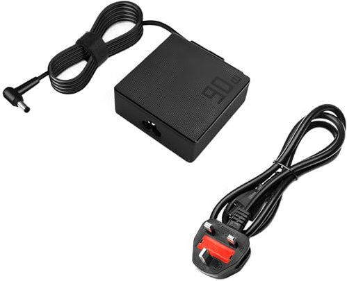 90W Power Supply for Asus ROG Strix/ROG Swift/TUF Gaming LED LCD Monitor/Asus Vivo AiO/VivoPC/VivoMini/Asus Mini PC/Asus Zen Aio/Asus Chromebox 3 / Connector size 5.5 * 2.5mm