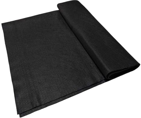 Jtnohx Schwarzer Filz Filzstoff zum Basteln Stoffbahnen Filz Meterware | 91x225CM Weiche Filzplatten für Kunst und Nähprojekte 1.4mm dick Flexibel