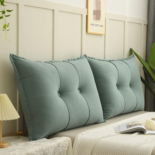 Almohada de lectura Suave 60/80/90/70/100cm Cabecera Cojín Cómodo Sofá Cojín de Lectura , Almohada Apoyo Respaldo Lumbar, Desmontable Cojín Grande de Pared, para Cama Sofá Silla(A6,70x55cm/27x21.6(1pc