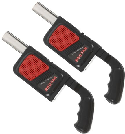 SEWOART 2pcs Electric Blower for Bbq Fire Pit Fan Handheld Vacuum Blower for Ignition