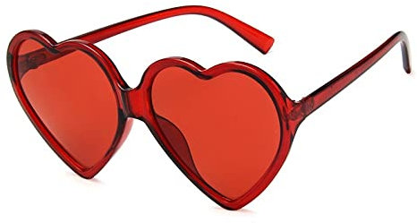 YIHANSS Love Heart Sunglasses Women Fashion cute sexy retro Cat Eye Vintage Sun Glasses red purple tea UV400 Lens female