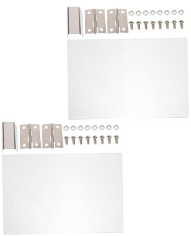 EXHUMKY Commercial Popcorn Machine Protector Panel 2pcs 36.3x21.5cm Thickened Pvc Replacement Door Panels for Popcorn Maker Accessories Suitable for Home and Commercial Use