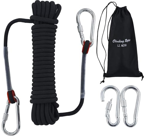 LZ.MZXU Rope 10M Multifunctional Cord Boat Camping Rope for Camping Outdoor (8mm black)