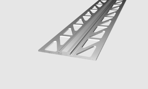 Aluminium-Dehnungsfugenprofil 250cm gestanzt in versch. Größen