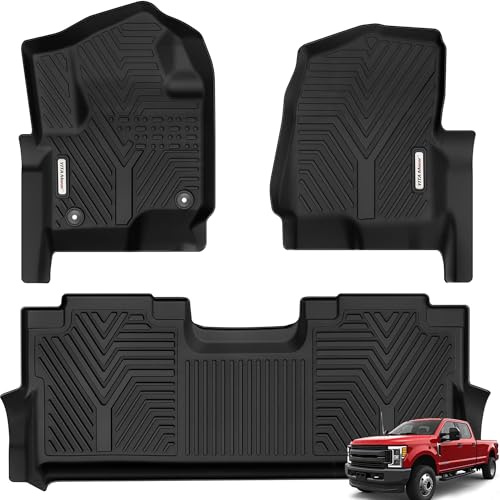 YITAMOTOR Floor Mats for 2017-2026 2027 Ford F250/F350/F450/F550 Crew Cab
