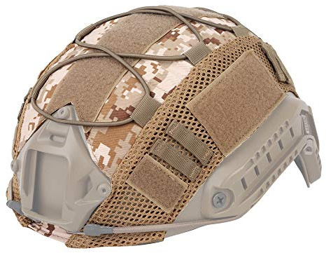 Taktischer Helmüberzug Tarnung Fast Helmbezug Helm Abdeckung Airsoft Helm Zubehör