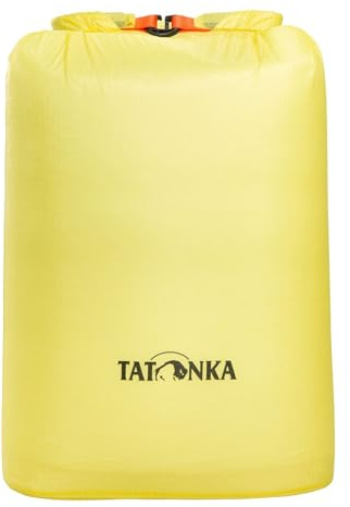 Tatonka Wasserdichter Packbeutel SQZY Dry Bag 10l - Ultraleichter Stausack mit Rollverschluss und getapten Nähten - ideal zum Sortieren des Reisegepäcks - 10 Liter - PFC-frei - gelb