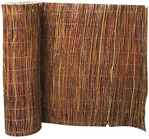 rg-vertrieb Weidenmatte Sichtschutz Balkon Sichtschutzmatte Weidezaun Rollzaun Windschutz für Garten, Balkon und Terrasse Wetterfest 20 Größen (50 x 300 cm)