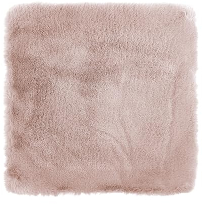 -LUXOR- living Coste - Cojín de Asiento de Piel sintética para decoración de salón o Silla, 40 x 40 cm, Cuadrado, Color Rosa Viejo