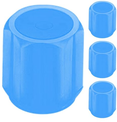 Sghtil Bouchons de valve de pneu phosphorescents dans le noir | Capuchons de protection pour tiges de pneu, 4 pièces - Bouchons de valve de pneu de voiture, moto, vélo, bouchons de valve fluorescents