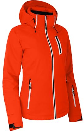 Bergson Nice | Damen Skijacke - Sportliche Damen Skijacke mit Supra-Tex 20.000 Membran, Normal-/Kurz-/Langgrößen, 100% wasserdicht (20.000 mm Wassersäule) & verschweißte Nähte, Winddicht & höchste At