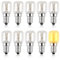 Lot de 10 ampoules de four 25 W E14 : ampoule G45 230 V jusqu'à 3000 K pour four, hotte, réfrigérateur, micro-ondes