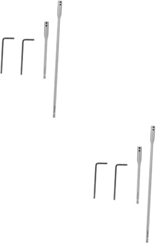 HOMSFOU 2 Set Biella Trapano a Mano Utensile Manuale Con Punta Da Trapano Morsa Pezzetti Di Nave Attacco Per Trapano Ad Angolo Retto Estensione Trapano a Batteria Attrezzo Titolari Metallo