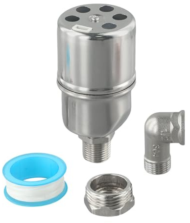 MoSundi Valvola a sfera in acciaio inox 304 per controllo automatico del livello dell'acqua, 1/2 3/4 1 ingresso superiore/laterale, compatibile con serbatoi d'acqua, fontane da giardino, sistemi di