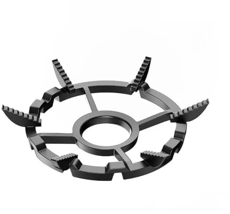 Staffa for stufa a gas 2 pezzi Per Piani Cottura A Gas | Robusta griglia for pentole in ghisa, facile da installare, supporto for wok antiscivolo for la cottura
