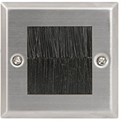 AV:LINK 122.27-0 Individual Acero Brush Wallplate