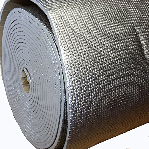 Radiateur dimensions : 1 m² isolation acoustique anti dröhn tapis de bitume thermique 1 x 1 m avec cadre en aluminium