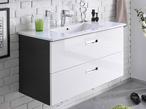 Waschtisch Waschplatz Handwaschplatz Unterschrank Badezimmer Möbel Brooklyn I