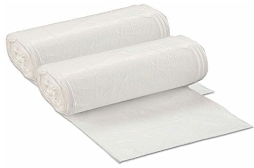 50 Shredder Bags, for Medium to Large Shredders, Quality, Strong, Clear, 30 to 33 Gallon Size, 2 Rolls of 25 Bags for Total of 50